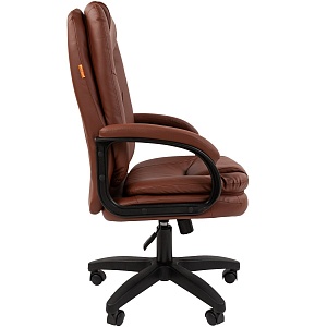 Офисное кресло CHAIRMAN 668LT NEW, экокожа, коричневый